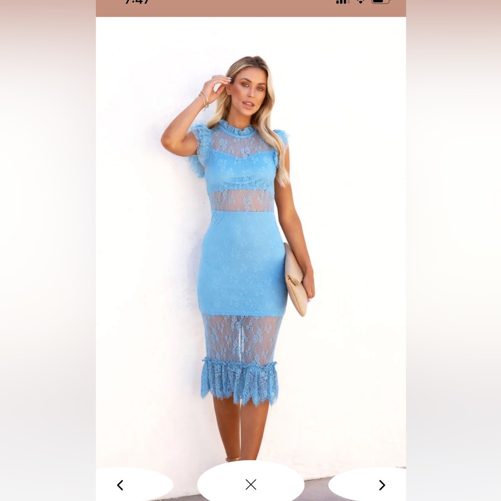 VICI lace pencil dress